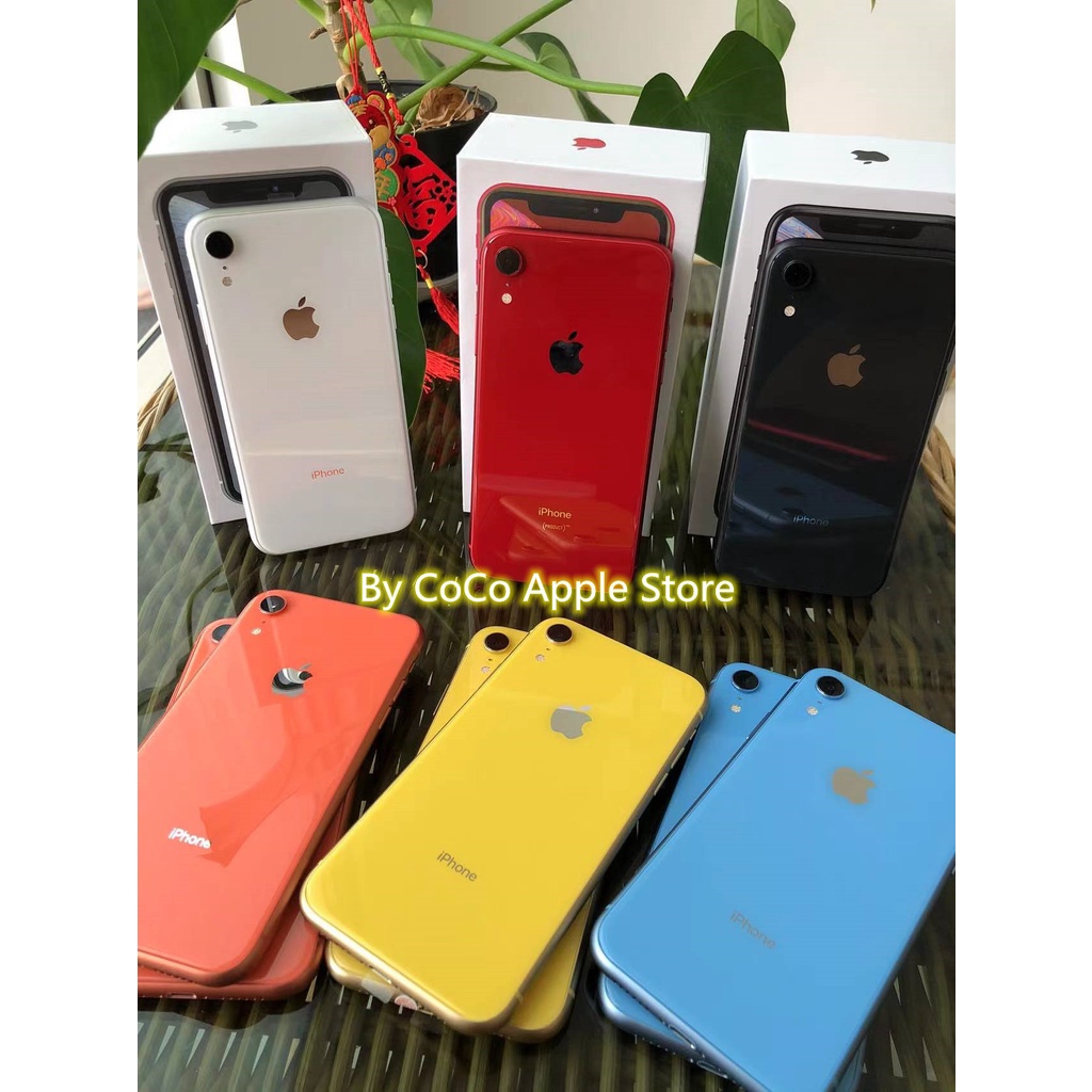 iPhoneXR 64GB All Sim Silent Fullset Original Second Mulus100% Like New 3utools All Green （Garansi 1 Tahun）