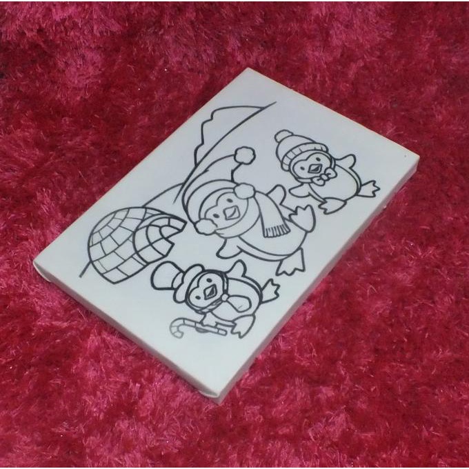 

Kanvas Lukis / Mewarnai Anak 3 Pinguin 20 x 30 cm