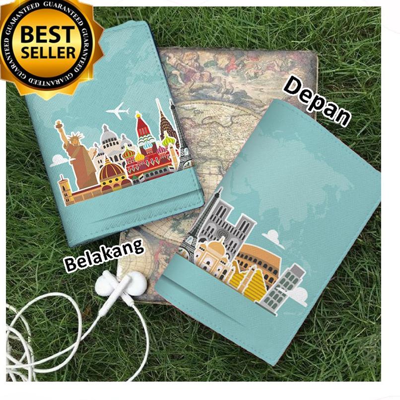 [TeD ㊑] Dompet Paspor Wanita Pria Cover Pasport Sampul Lucu Made In Indonesia Motif Karakter COD Haj