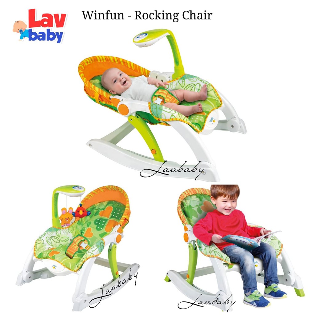 Winfun Newborn To Toddler Rocking Chair Seperti Fisher Price Shopee Indonesia