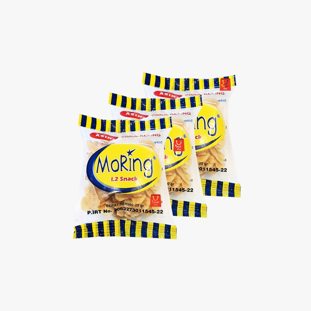 

3PCS L2 Moring Mini Original Snack Cimol Kering Khas Bandung - 3pcs x 20gr