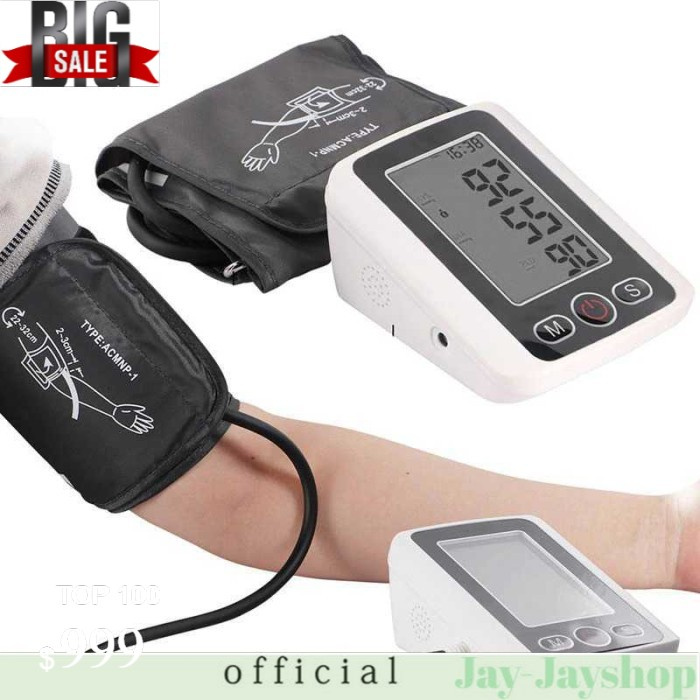 RAINOPO Pengukur Tekanan Darah Electronic Blood Pressure - X180