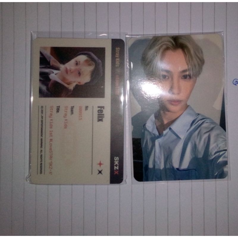 PHOTOCARD FELIX SWID IN LIFE + id card