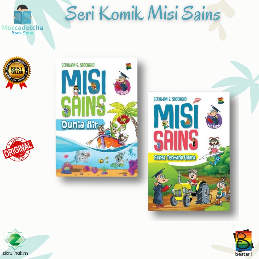 Buku Cerita Anak - Seri Komik Misi Sains - Komik Pengetahuan Anak