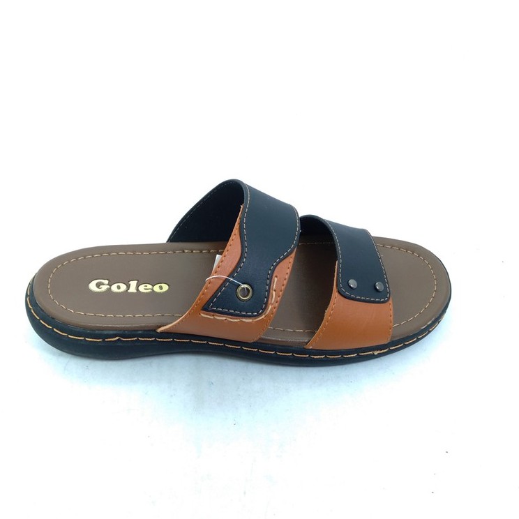 Sandal Cowok Goleo Siva02 Hitam Moca