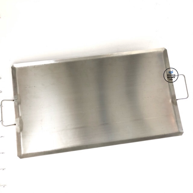 Wajan Sosis Roti Bakar Kebab Burger Stainless Steel 40x70 Cm