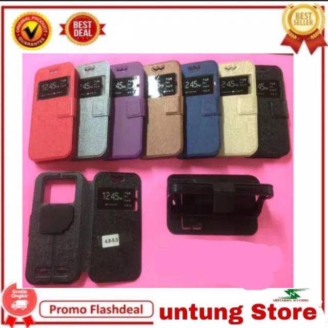 Case Sarung Hp Flip Cover Tab Universal 5 8inch sampai 6 3inch hp Samsung Advan Evercoss dll
