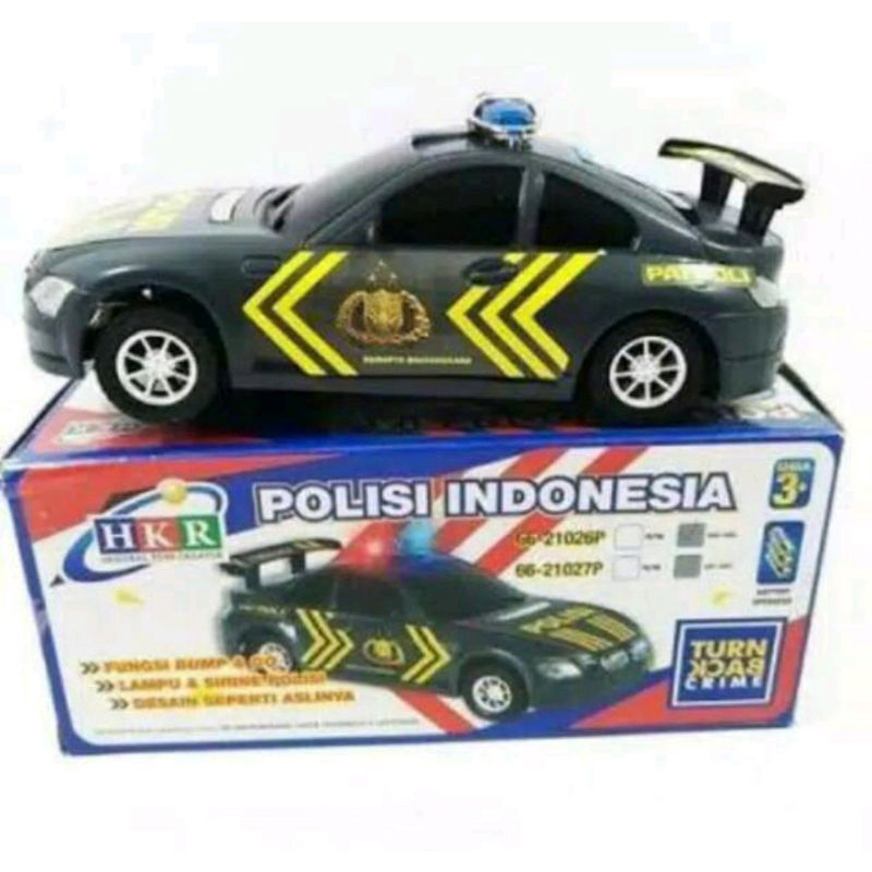 Mainan mobil polisi baterai murah polisi Indonesia