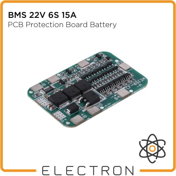 BMS 6S Battery Protection Charging Board 6S 18650 3.7V 4.2V 15A Baterai