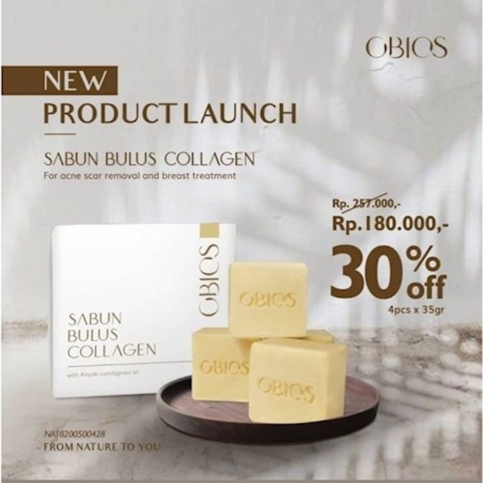 Sabun Wajah Bulus Collagen Colagen Pemutih Badan Pembesar Payudara Wanita Obios BPOM