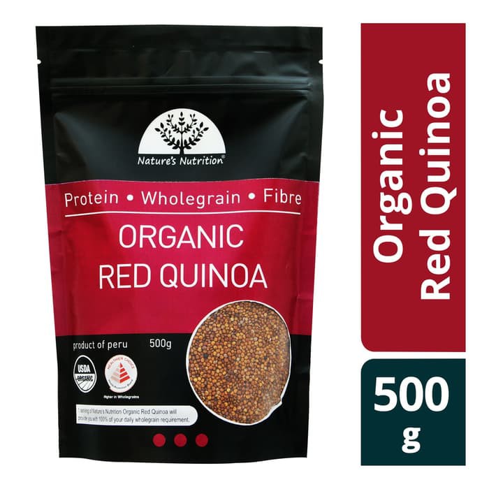 

#HANDCARRY Nature's Nutrition Organic Red Quinoa 500g - UFOHCR3213