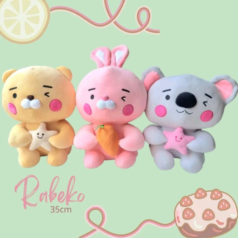 BONEKA LUCU RABEKO KOALA BEAR RABBIT 35 CM