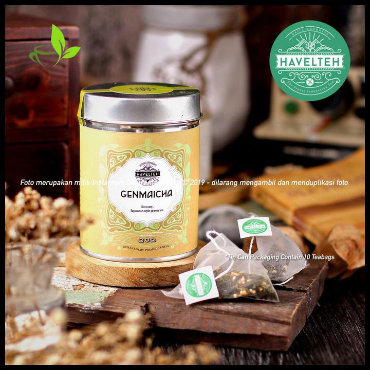 

Havelteh - Genmaicha Kaleng 10Tb Havel Tea Greentea Roasted Brown Rice