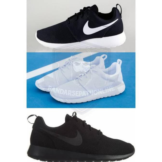 Sepatu Nike Roshe Run Original / Sepatu Nike Pria Olahraga Original - Putih ..