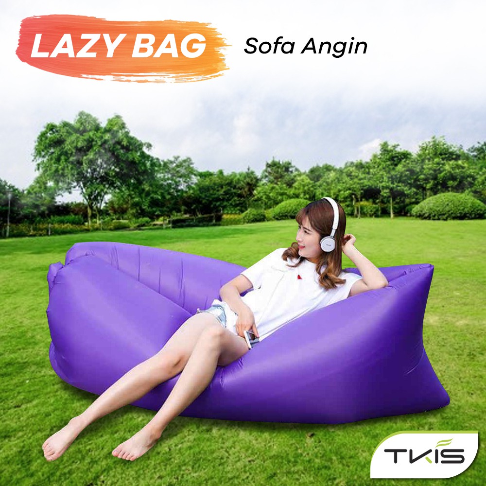 PROMO LAZY BAG LAMZAQ LAY BAG AIR BED SOFA  ANGIN SOFA  