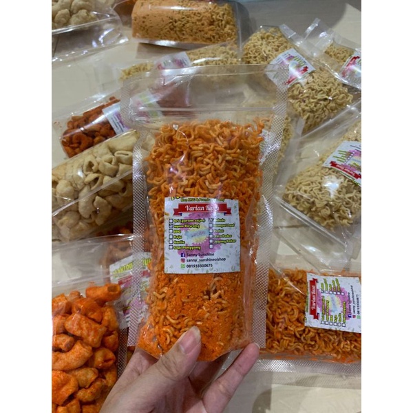 

Mie krip2 snack jadul homemade premium y non msg