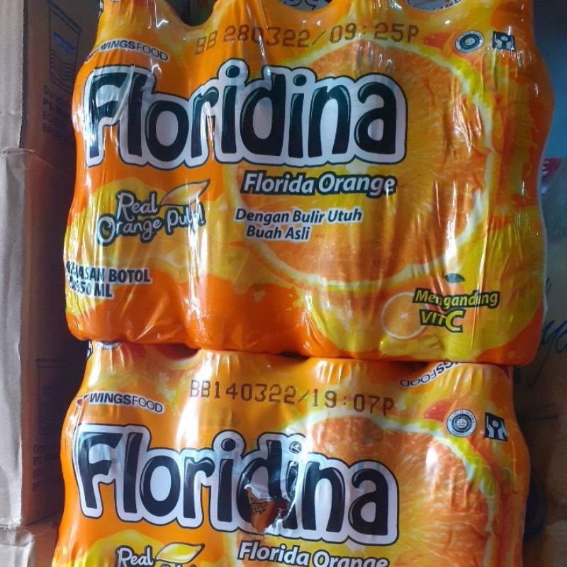 

Minuman Segar FLORIDINA/1pk isi 12 btol