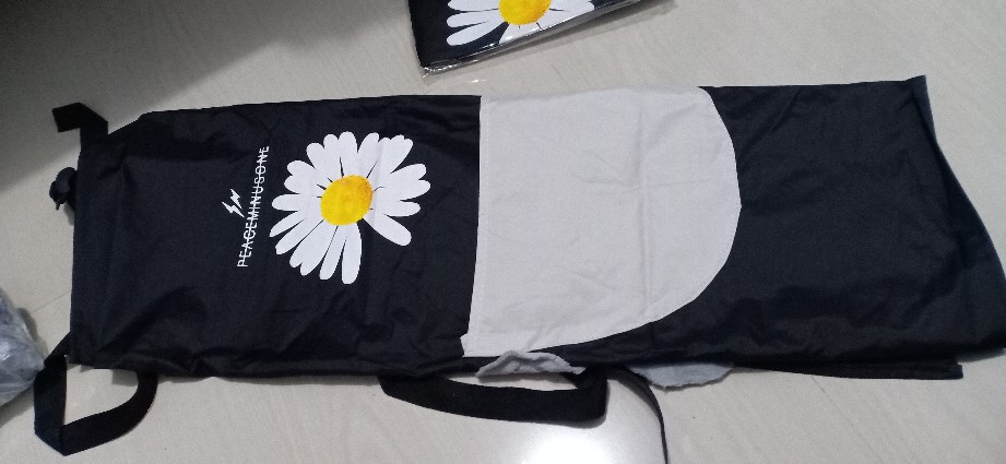 Apron Celemek Masak Dapur Waterproof Anti Air Bukan Plastik Custom Barista Anak Cafe Kain Lap