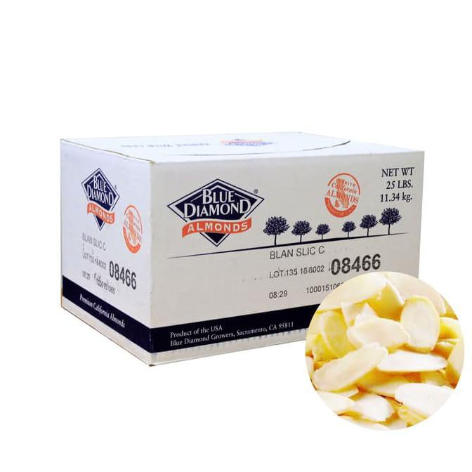 

Almond Slice/Kacang Almond Blue Diamond 500 Gr Lowienjan24