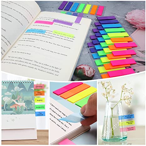 5-color waterproof loose-leaf notes index sticker