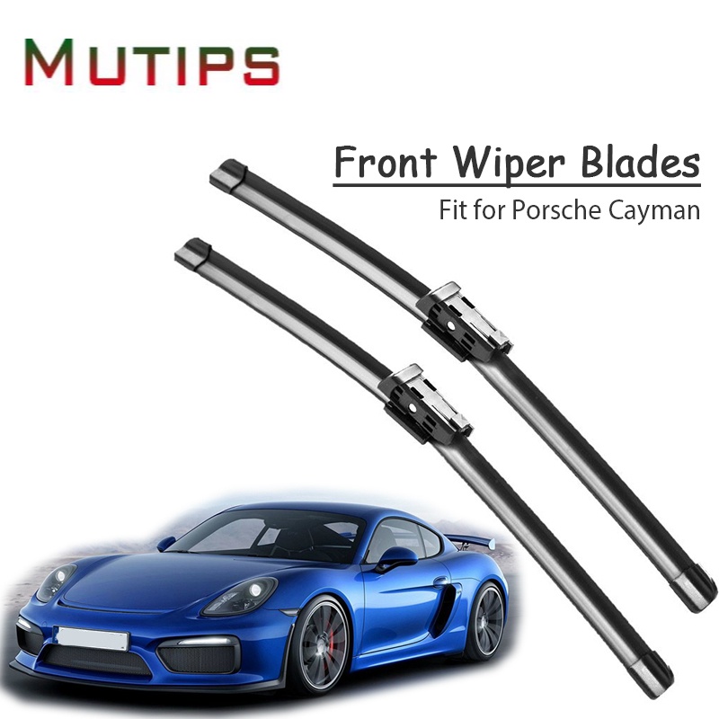 1 Set Karet Wiper Kaca Depan Mobil Untuk Porsche Cayman 987C 981C 2017 2016 2015-2005