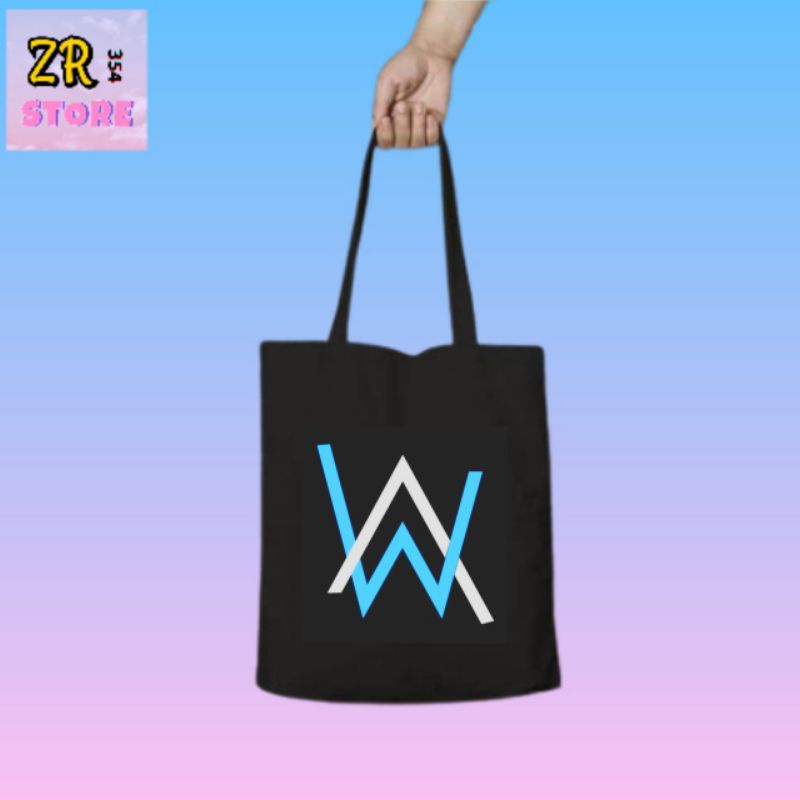 tote bag ALAN WALKER / tote bag resleting / tote bag pria / tote bag wanita / tas tote bag DJ MUSIC 
