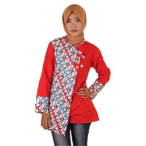 Blouse Batik I Blouse Kerja Wanita Batik I Blus Batik Wanita Wanda