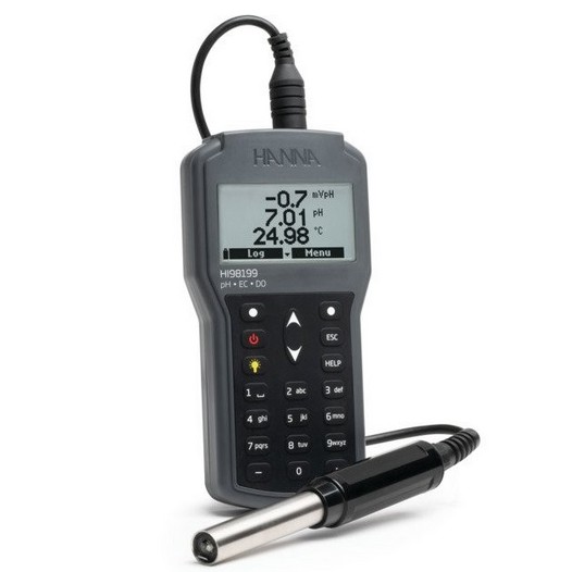 Hanna - Multiparameter Portable pH/EC/DO Waterproof Meter - HI98199