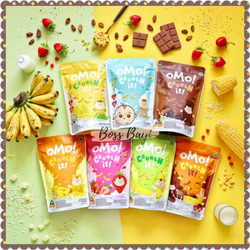 OMO! Healthy Snack Crunch It | OMO × Baby Shark / Snack Cemilan Sehat Bayi 8bulan+