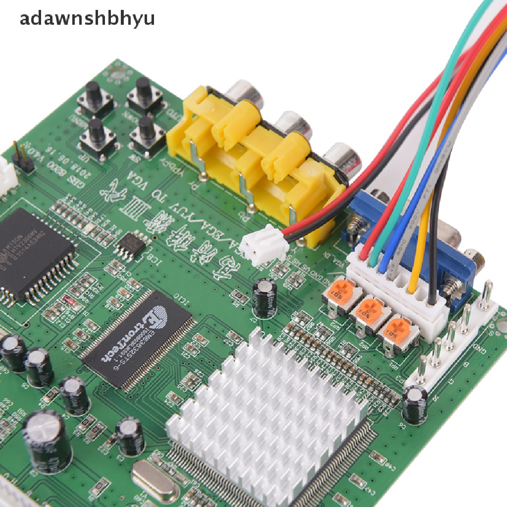 Adawnshbhyu Arcade Game RGB/CGA /EGA/YUV to VGA HD Video Converter Board HD9800/GBS8200