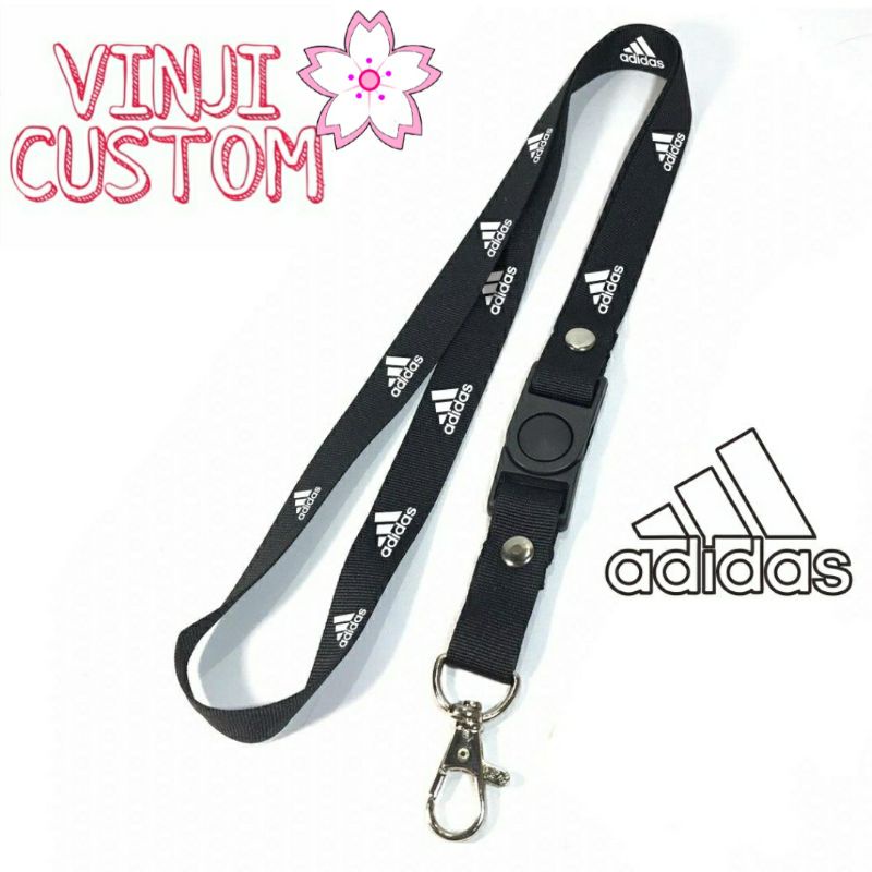

lanyard ADIDAS gantungan kunci DISTRO / tali lanyard gantungan leher id card name tag kartu nama