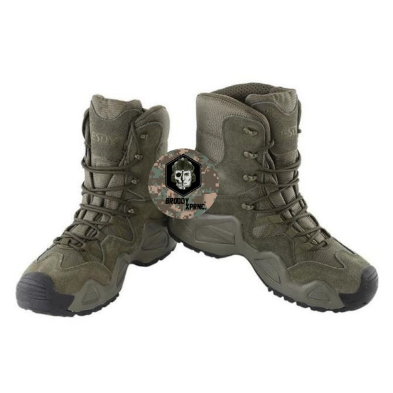 Sepatu ESDY Hijau Tactical Style LOWA