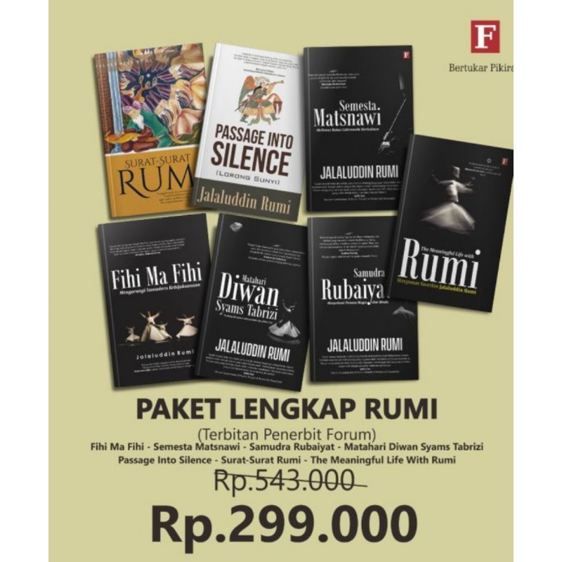 Paket Buku Rumi 7 Buku