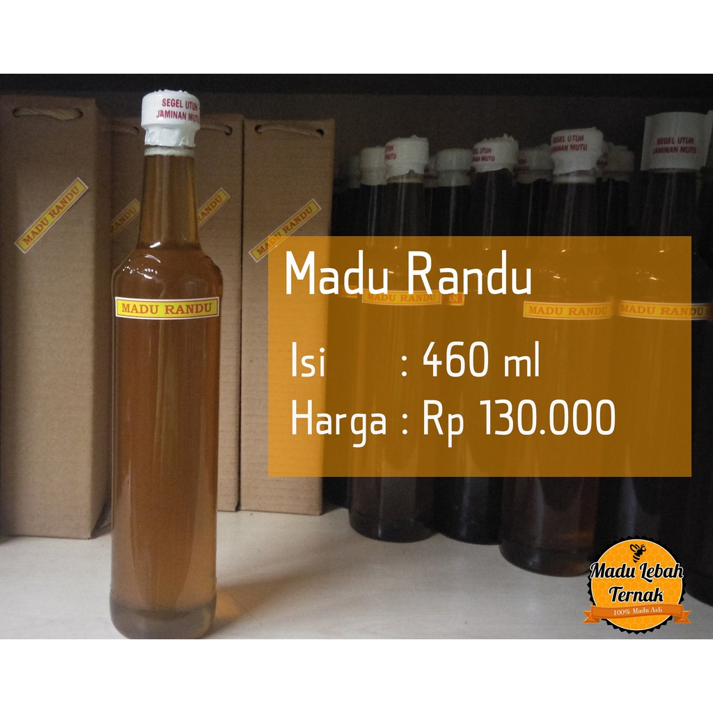 

Madu Randu Asli 460 ml | Madu Lebah Ternak | Madu Asli | Madu Murni