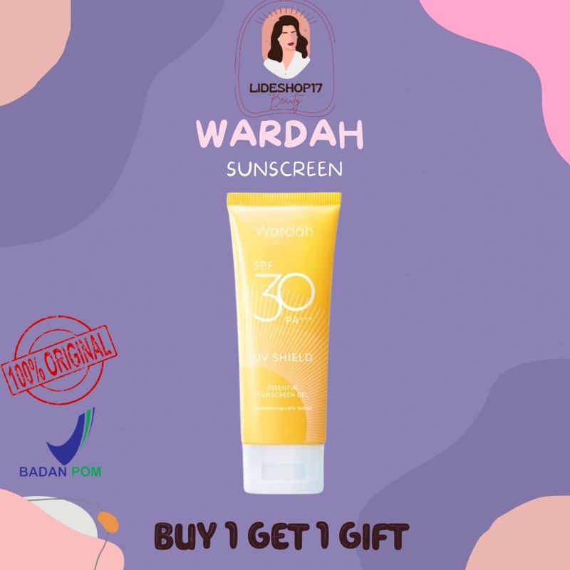 READY WARDAH SUN CARE SUNSCREEN GEL SPF 30 40ML SUNSCREEN WARDAH SUNSCREEN SPF30