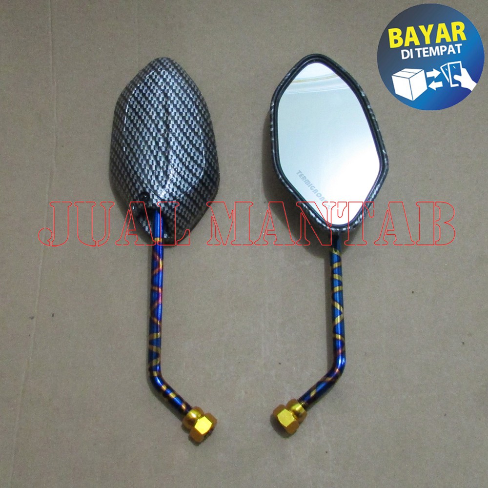 Spion Carbon Honda Tangkai Panjang BGXX Murah Laris