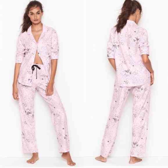 Victoria Secret Pajamas Set Pegasus Pink
