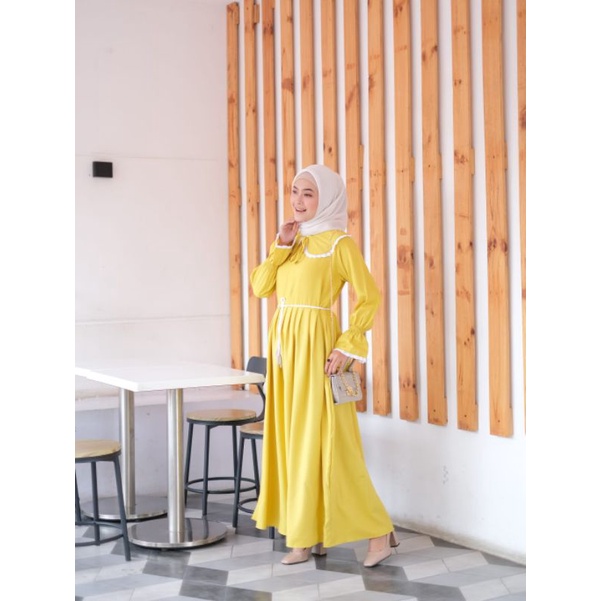 PROMO / NEW... GERAI ALISHA ORI // ZEINA DRESS // MAXI // Gamis / Gamis muslimah // Gamis Itycrepe // Gamis Renda// Gamis basic // Gamis syar'i // Maxy Dress // Gamis kerah renda