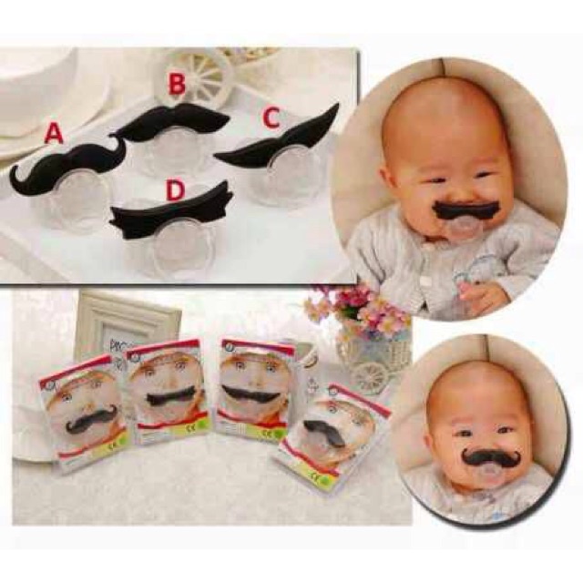 Funny Baby Pacifier Mustache (FN0021)