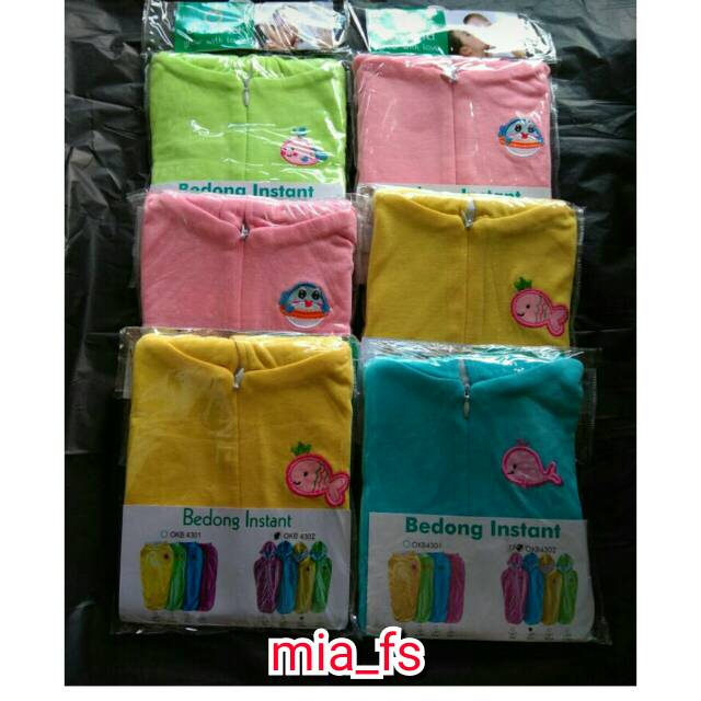 Bedong instan / bedong bayi instan /bedong bayi lucu
