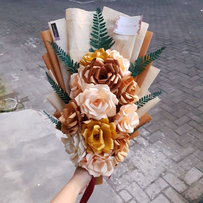 [PROMO] [READY] Buket Bunga Kertas 12 Tangkai Besar Dan Murah / Big Bouquet