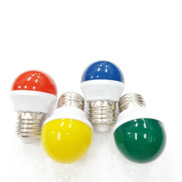 Lampu warna. Bohlam warna. Led warna. Bohlam led
