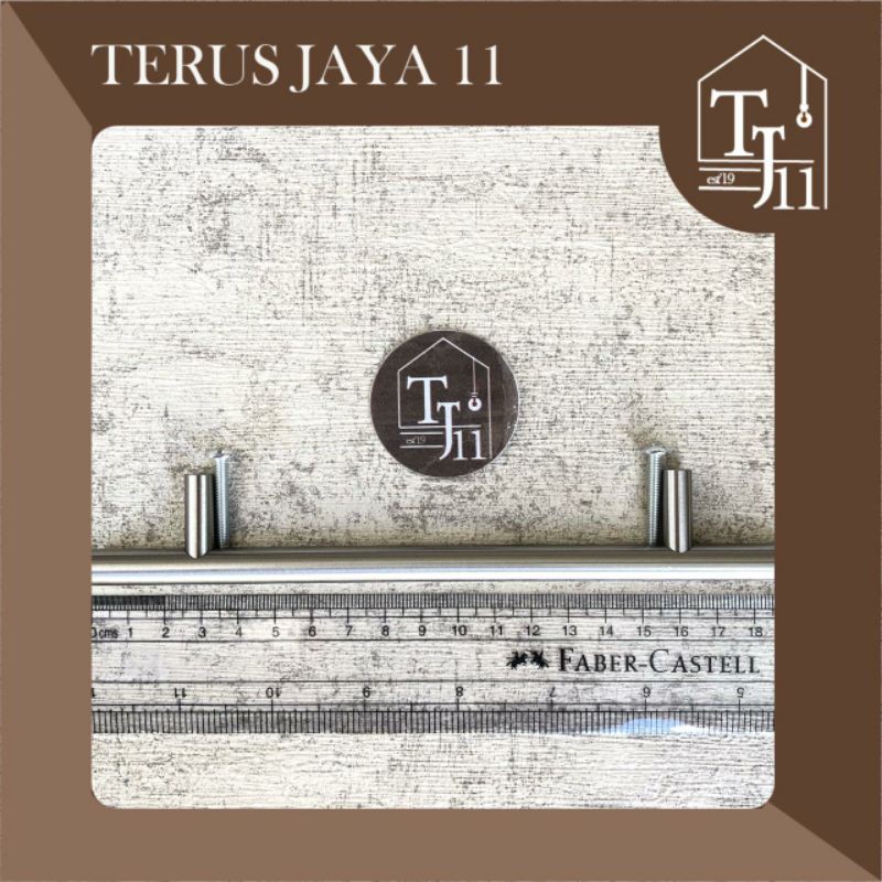 HUBEN Tarikan Laci TPS-10 / Tarikan Lemari merk HUBEN TPS-10-188-128 MM Brush Nickel