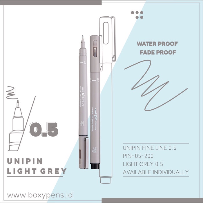 

Pendrawing- Uni Pin 05-200 0.5 Mm Technical Drawing Marker Pen - Dark Grey -Drawing-Pen.