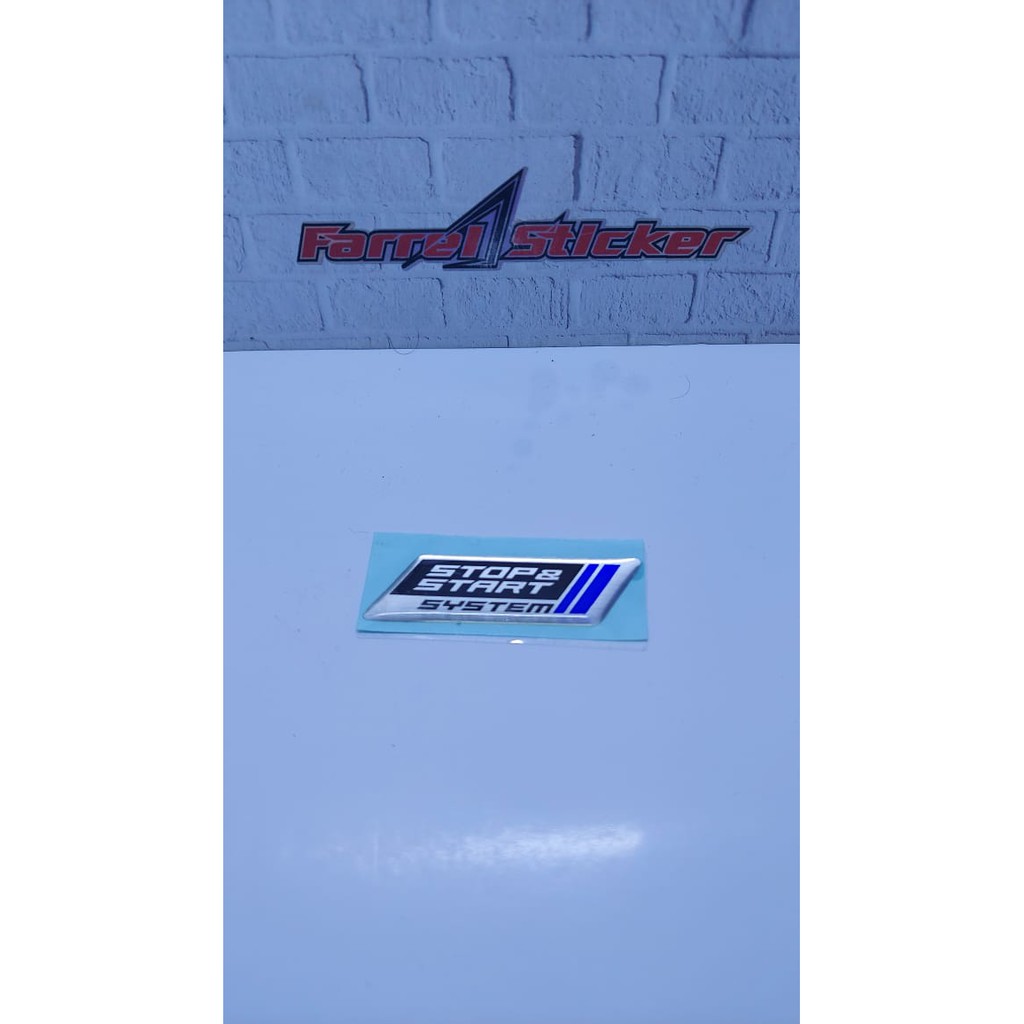 Emblem - Sticker - Stiker - Logo SSS Start Stop System Yamaha