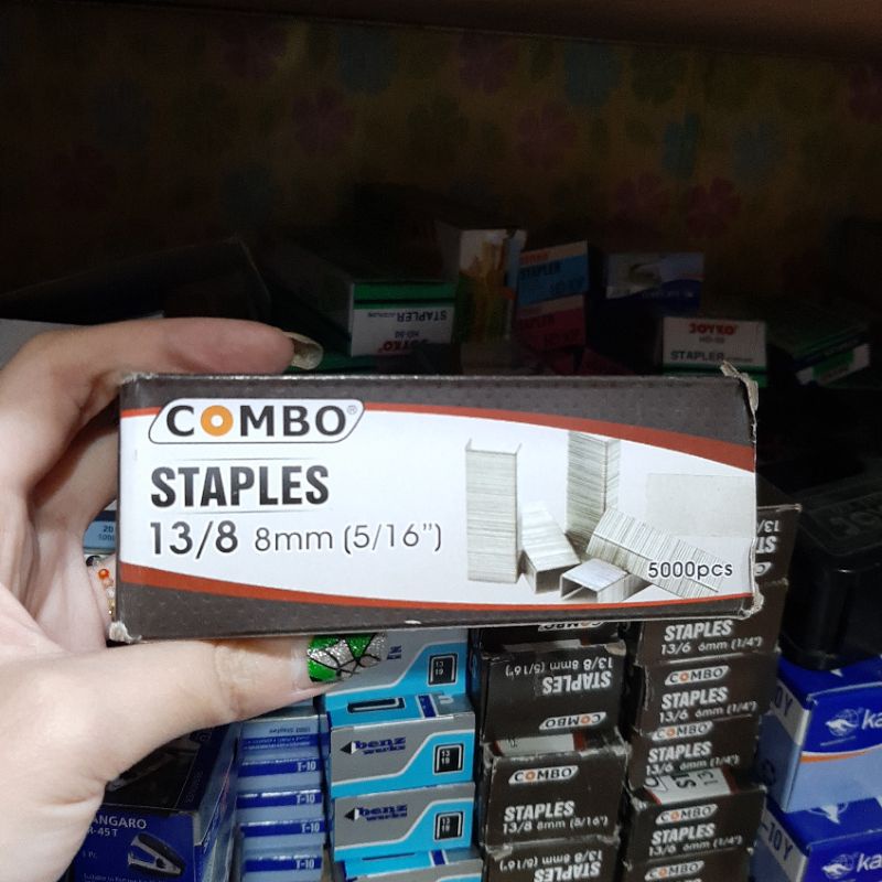 

Combo staples 13/8 8mm (5/16") 5000pcs