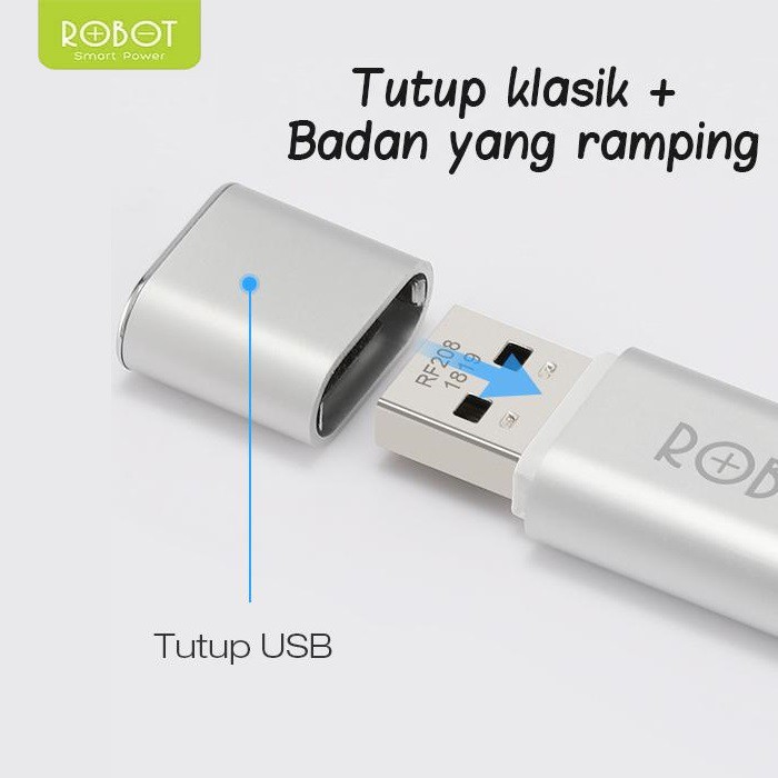 FLASDISK ROBOT RF216 16GB WITH PACKAGE GARANSI RESMI 1 TAHUN