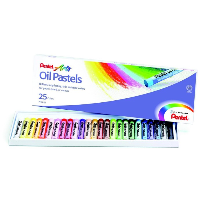 

Jual Pentel Krayon Oil Pastels Regular Stick Phn 25 Trendi