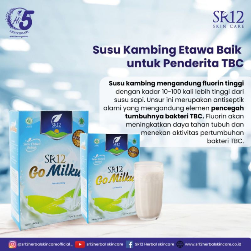 

Gomilku susu kambing etawa sr12 200g