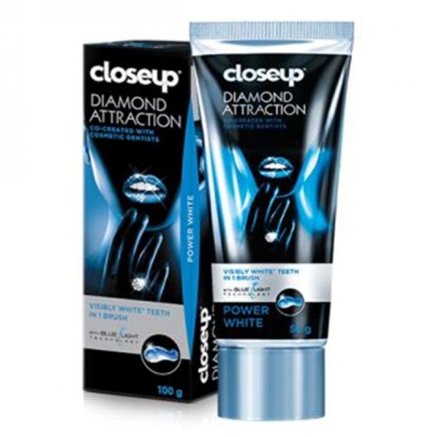 Pasta Gigi CLOSE UP Diamond Attraction White 100g & METOO MW-3 Advanced whitening Toothpaste 100g